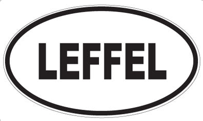 LEFFEL - Oval Sticker