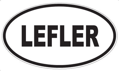LEFLER - Oval Magnet