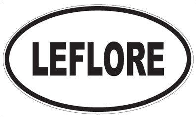 LEFLORE - Oval Sticker
