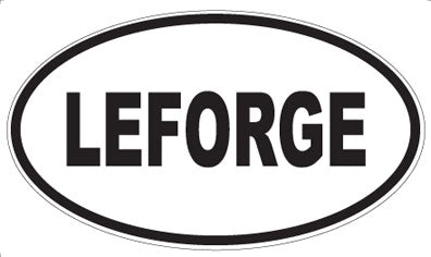 LEFORGE - Oval Sticker