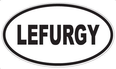 LEFURGY - Oval Magnet