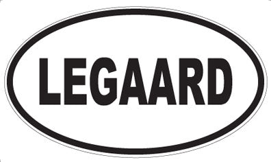 LEGAARD - Oval Sticker