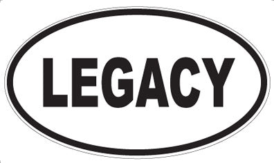 LEGACY - Oval Magnet