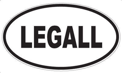 LEGALL - Oval Sticker