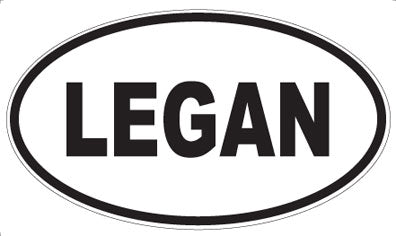 LEGAN - Oval Sticker
