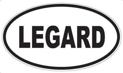 LEGARD - Oval Sticker