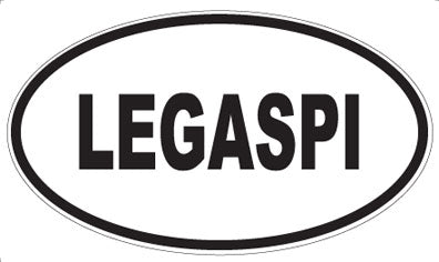 LEGASPI - Oval Magnet