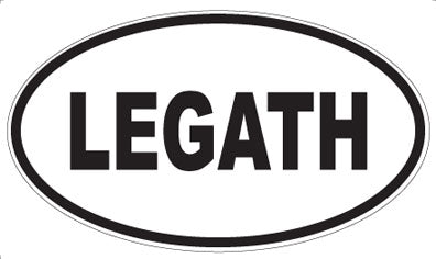 LEGATH - Oval Sticker