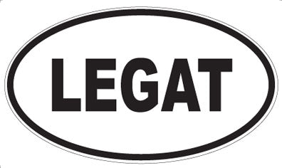 LEGAT - Oval Magnet