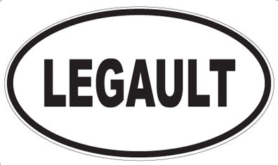 LEGAULT - Oval Sticker