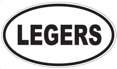 LEGERS - Oval Sticker