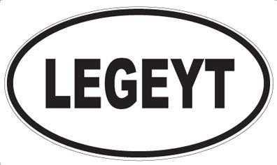 LEGEYT - Oval Sticker