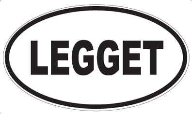 LEGGET - Oval Magnet