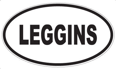 LEGGINS - Oval Sticker