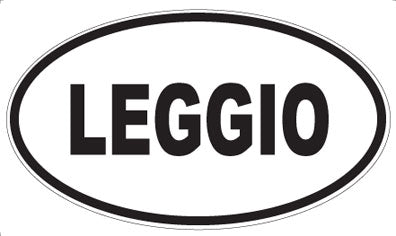 LEGGIO - Oval Sticker