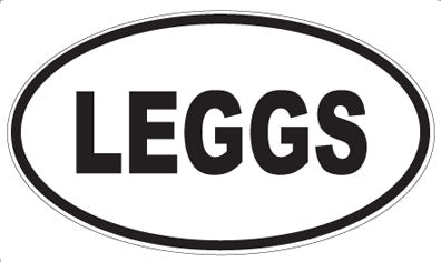 LEGGS - Oval Magnet