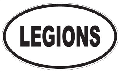LEGIONS - Oval Sticker