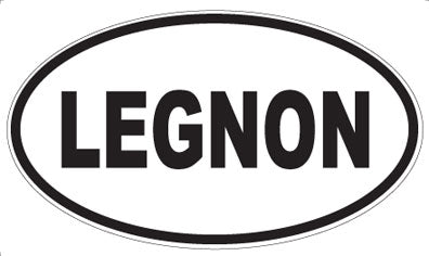 LEGNON - Oval Magnet
