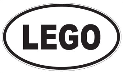 LEGO - Oval Sticker