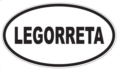 LEGORRETA - Oval Sticker