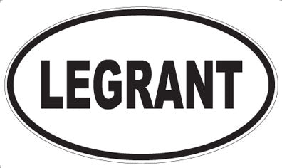 LEGRANT - Oval Magnet