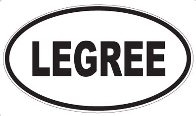 LEGREE - Oval Magnet