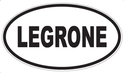 LEGRONE - Oval Sticker