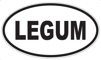 LEGUM - Oval Sticker
