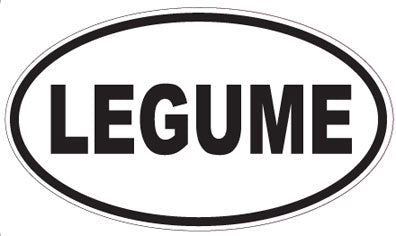 LEGUME - Oval Sticker