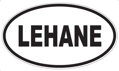 LEHANE - Oval Sticker