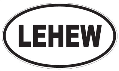 LEHEW - Oval Magnet