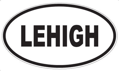 LEHIGH - Oval Magnet