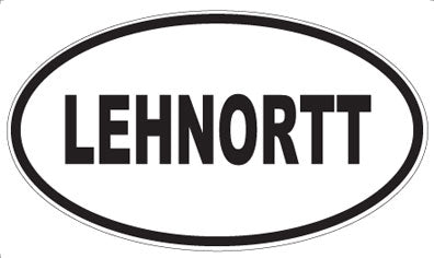 LEHNORTT - Oval Magnet