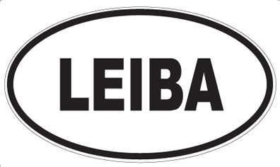 LEIBA - Oval Magnet