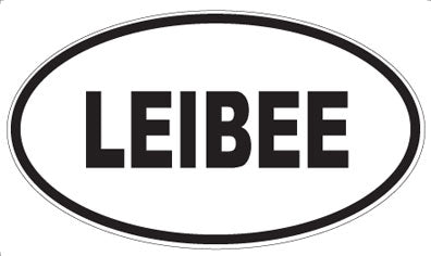 LEIBEE - Oval Sticker
