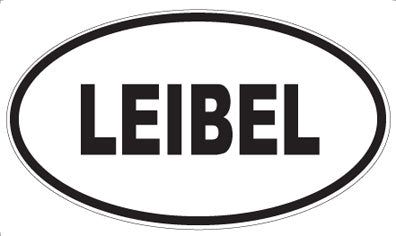 LEIBEL - Oval Sticker