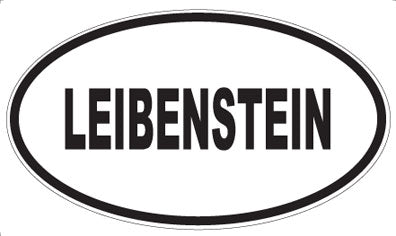 LEIBENSTEIN - Oval Magnet