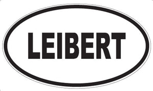 LEIBERT - Oval Sticker