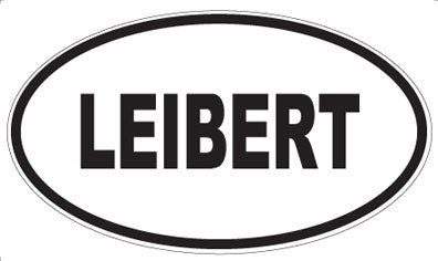 LEIBERT - Oval Magnet