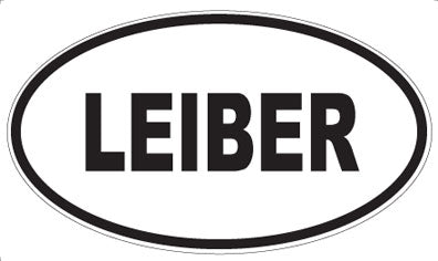 LEIBER - Oval Magnet