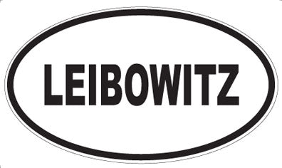 LEIBOWITZ - Oval Magnet