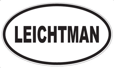 LEICHTMAN - Oval Magnet