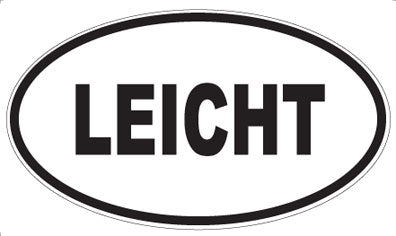 LEICHT - Oval Magnet