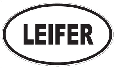 LEIFER - Oval Magnet