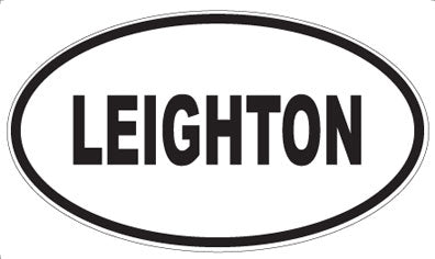 LEIGHTON - Oval Magnet