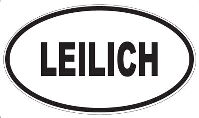 LEILICH - Oval Sticker