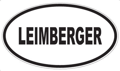 LEIMBERGER - Oval Sticker