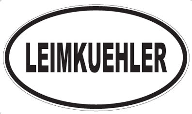 LEIMKUEHLER - Oval Magnet