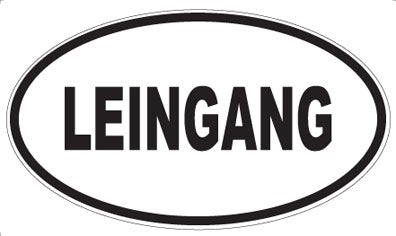 LEINGANG - Oval Magnet