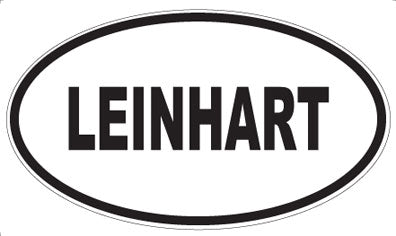 LEINHART - Oval Magnet
